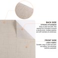 thumbnail image 4 of Uxcell 2Pcs Fabric Repair Patch 7.8"x11.8" Fine Linen Self Adhesive Patch for Sofa Clothing Cushion Pillow, Beige, 4 of 6
