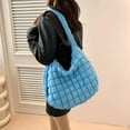thumbnail image 2 of MAOYA Quilted Tote Bag Large Puffer Crossbody Bag Women Quilted Carryall Puffy Shoulder Bag Padding Hobo Bag, 2 of 6
