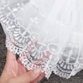 thumbnail image 6 of Larisalt Newborn Baby Girl Baptism Dress Lace Embroidery Formal Gowns with Bonnet Wedding Birthday Cute Dress, 6 of 6