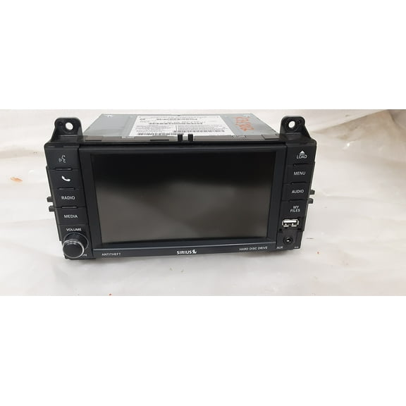 Pre-Owned 13 Jeep Grand Cherokee CD DVD MP3 Sirius Radio Receiver RHB OEM - Verify Specific Vehicle Fitment In Description - (Good)