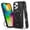Black, variant on Hotpom for iPhone 16 Pro Max Case with 360°Rotatable Ring Stand, Heavy Duty Shockproof, Anti-Fingerprint Rugged Women Men universal Protective Cover, Black
