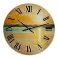 thumbnail image 2 of Designart 1 in Quartz Coastal Wall Clock, 2 of 5