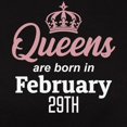 thumbnail image 3 of CafePress - Queens Are Born In February 29Th T Shirt - Women's Traditional Fit Dark T-Shirt, 3 of 4