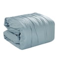 thumbnail image 4 of HGmart Solid Print Polyester Comforter Set, King, Blue, 7-Pieces, 4 of 5