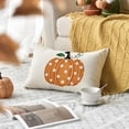 thumbnail image 5 of (2 pack) Sm:)e 12 x 20 Fall Pillow Cover Polka Dots Pumpkin Decorative Outdoor Cushion Cover, 5 of 8