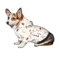 thumbnail image 7 of Honeii Wildflower Watercolor 3 Print Small Dog Hoodies Pet Hooded Sweatshirts Fall Winter Puppy Cat Sweaters Warm Clothes for Small Dogs Outfits Costume-X-Large, 7 of 7