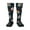 1 Black, variant on Spaceships and Stars Thigh High Socks Extra Long Stretchy Sock Women Over Knee High Opaque Stocking Daily Wear