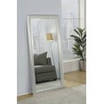 thumbnail image 4 of Full Length Leaner Mirror Glam Metallic Silver 64" x 30" by Martin Svensson Home, 4 of 6