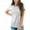 Grey, variant on Baqcunre T Shirts For Women Women'S Casual Short Sleeve T Shirts O Neck Party Sequin Tunic Elegant Tops Going Out Tops Womens Blouses Black XL