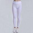 thumbnail image 4 of Leggings casuales para mujer Levantamiento de cadera Pantalones deportivos sexy para deportes de gimnasia (Blanco S) Likrtyny Para Estrenar, 4 of 9
