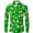Green@GC@, variant on CONZONE Mens Buttons Down Shirts Long Sleeve Shirts For Men Trendy Floral Graphic Lapel Soft Lightweight Tops