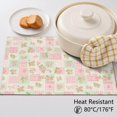 thumbnail image 5 of Placemat, Pioneer Flower Floral Print Pattern Place Mats Table Mat Set Of 2, PVC Washable Placemats for Party Kitchen Dining Decoration, 18x12 Inch, Fade Resistant, 5 of 6