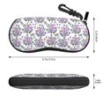 thumbnail image 3 of Picia Violets Flowers Print Sunglasses Case, Eyeglasses Case Protector Large Glasses Case, Key Lock Case Protective Glasses Holder Eyeglasses Cases, 3 of 8