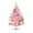 pink, variant on MXTPOV Pink Christmas Tree for Girls, Artificial Flocked Christmas Tree with Christmas Decorations Balls Bows Snowflakes, Xmas Tree with LED Lights for Tabletop Party Home Decor, 24inch