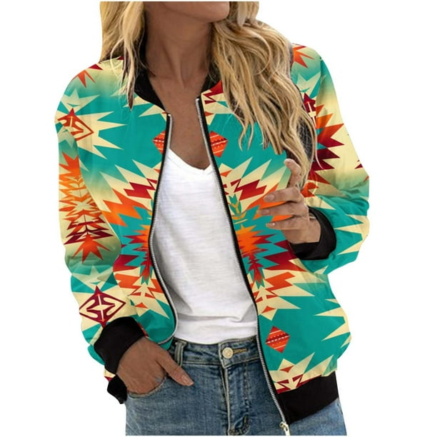 Chaquetas y abrigos casuales sin capucha de manga larga para mujer Sudadera holgada de manga larga con cremallera Chaqueta informal de béisbol de punto grueso Chaqueta de poliéster para mujer
