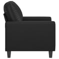 thumbnail image 2 of vidaXL Fauteuil Noir 60 cm Similicuir, 2 of 5