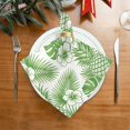 thumbnail image 6 of Iauyy Satin Napkins Set of 4- Hawaiian Pattern 1 DIY Printing Decoration Cloth Napkin- Easy Care for Home/Party, 6 of 8