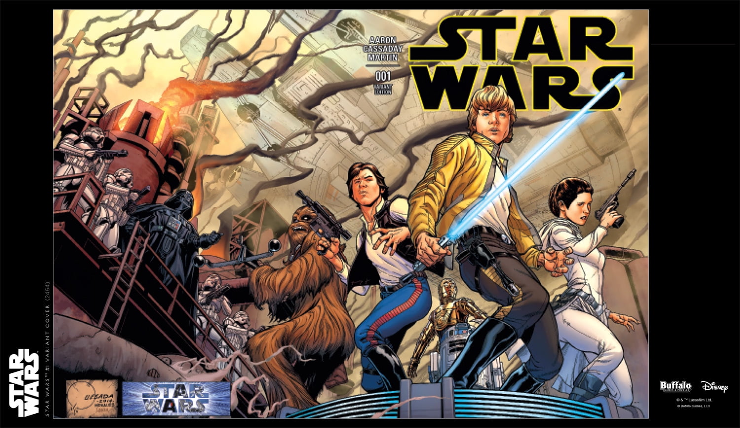 Buffalo Games 1500-Piece Star Wars Variant Cover Jigsaw Puzzle for Adults Ages 14+