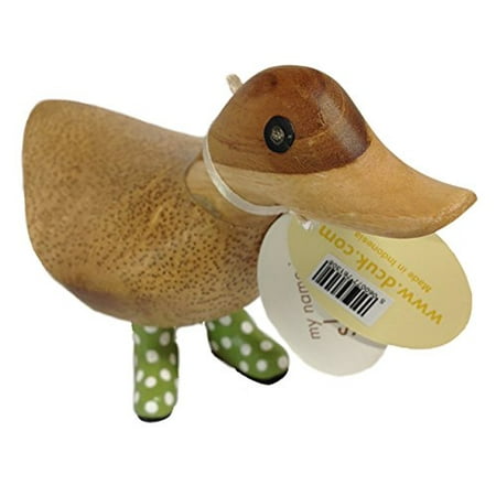

DCUK The Duck Company - Natural Welly Ducky - Spotty Green Boots - Small