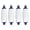 Blue White_40*11cm, variant on Boat Fenders 4 Pack, Inflatable Marine Boat Bumpers with 4 Ropes Buoy for Docking
