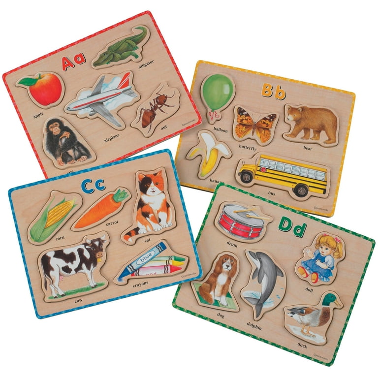 ABC Puzzles, 8-1/2 x 6-3/4 Inches, Set of 26 - Walmart.com