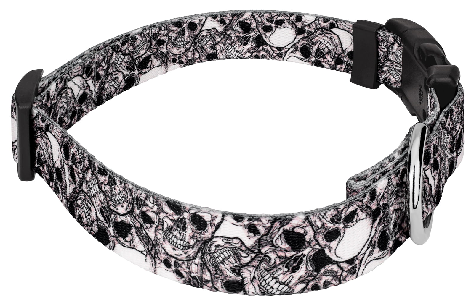 Country Brook Petz® Phantom Skulls Everyday Dog Collar and Leash, Small