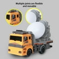 thumbnail image 5 of FEOLGEHLY Remote Control Cement Truck, Cement Mixer Toy Truck with Lights, Sounds, and Rotating Barrel, Push and Go Kids Construction Toys, Construction Vehicle Toys for Boys and Girls Ages 3-5, 5 of 8