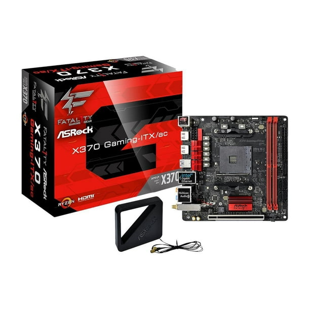 Asrock Fatal1ty X370 Gaming Itx Ac Am4 Amd Promontory X370 Sata 6gb S Usb 3 1 Mini Itx Motherboard Walmart Com Walmart Com Asrock Fatal1ty X370 Gaming Itx Ac Am4 Amd Promontory X370 Sata 6gb S Usb 3 1 Mini Itx Motherboard Walmart Com Walmart Com