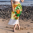 thumbnail image 6 of Saint Patrick's Day Chic Chiffon Beach Dress with Polyester Straps - for Beach Skirts, 6 of 6