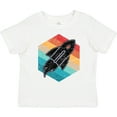 thumbnail image 3 of Inktastic Rocket Ship Retro Space Boys or Girls Toddler T-Shirt, 3 of 5