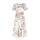 thumbnail image 5 of Vestido de Manga Corta para Mujeres Vestido de Verano de Cuello Redondo Impreso, Poliéster de Tamaño Verdadero Diario Y Vestido de Fiesta, 5 of 5