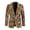 Dead Maple Leaf Pattern Design, variant on Psesaysky Polyester Formal Suit Jacket for Casual Summer, Single-Breasted Slim Fit Men's Blazers & Suit Jackets, Haiti Flag Pattern