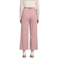thumbnail image 4 of Olyvenn Women Dress Pants High Waisted Wide Leg Pants Business Casual Flowy Loose Palazzo Trousers with Pockets Pink XL, 4 of 4