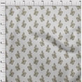thumbnail image 3 of oneOone Cotton Poplin White Fabric Leaves & Flower Florals Sewing Crafts Projects Fabric Printss By Yards 42 Inches Wide, 3 of 4