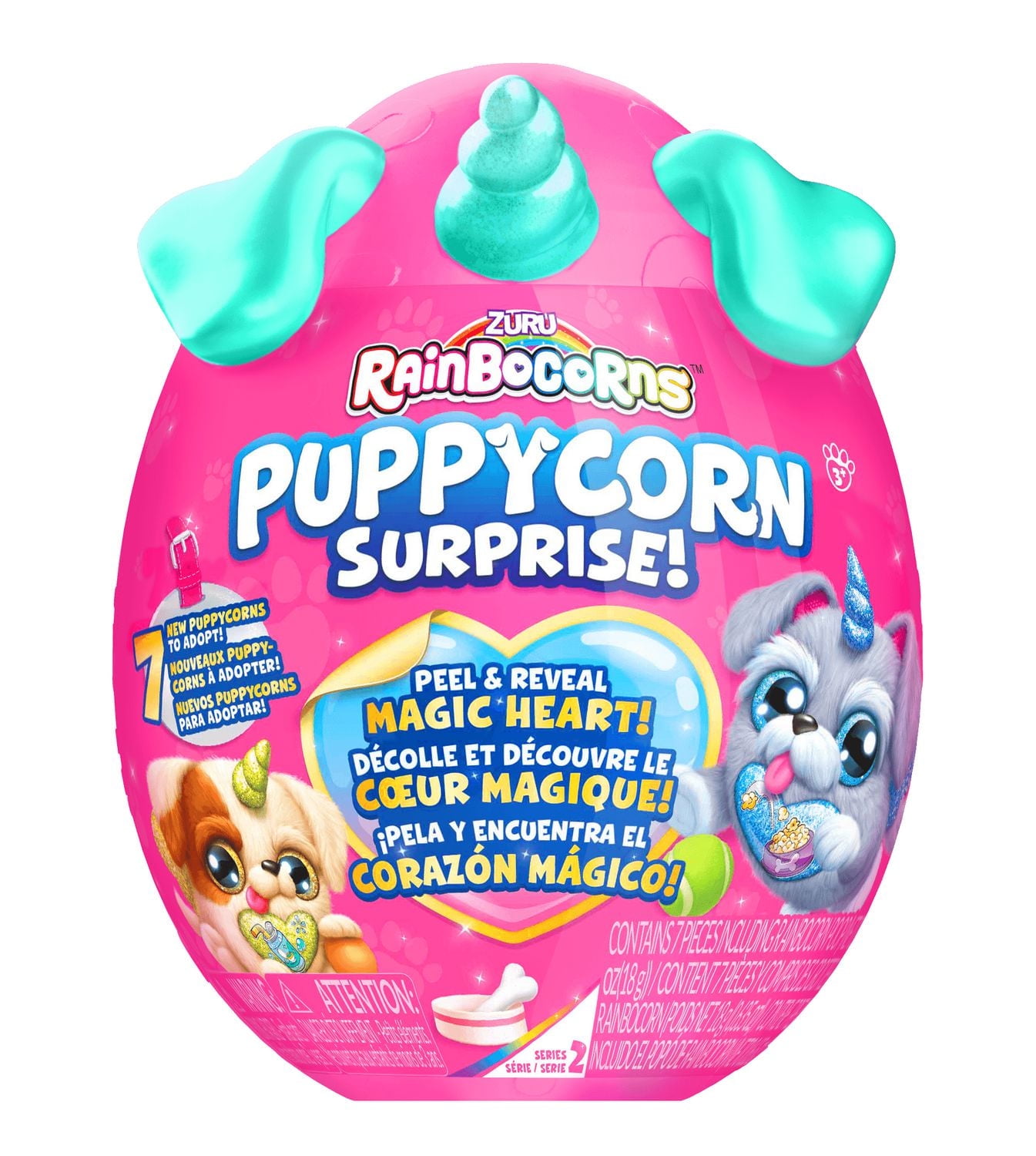 Rainbocorns Sparkle Heart Surprise, Puppycorn Series 2