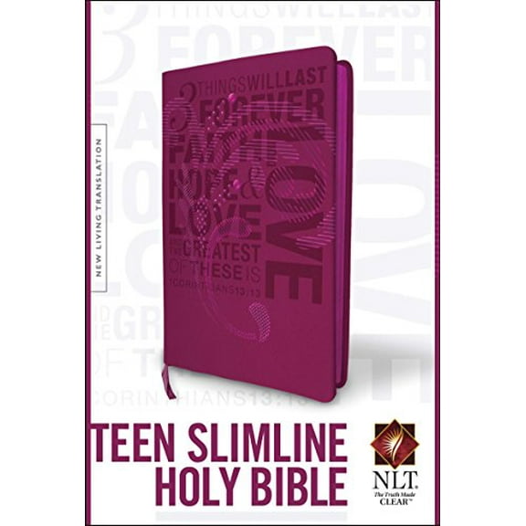 Pre-Owned NLT Teen Slimline Bible: 1 Corinthians 13 Paperback - USED