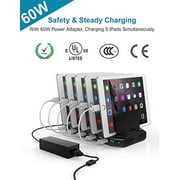 Unitek Fast Charging Station with Quick Charge 3.0, Multi USB Charger Station for Multiple Devices, iPhone, iPad,