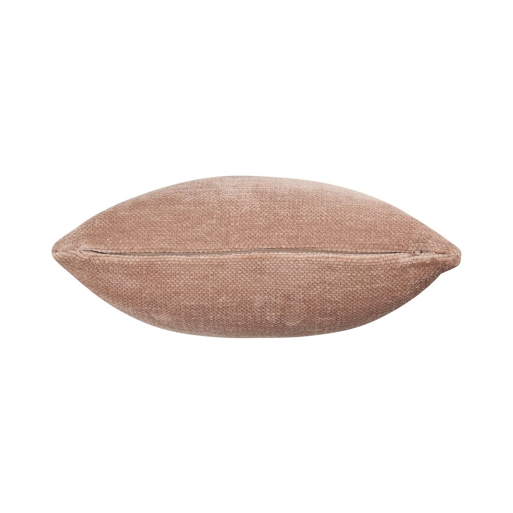 LR Home Yakar Chenille Poly Filled Pillow in Beige, 24" x 24"