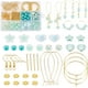 thumbnail image 1 of Kit para hacer aretes verdes de 247 piezas, suministros para aretes con cuentas, kit para hacer joyas con cuentas acrílicas verdes, ganchos para aretes de 30 pares., 1 of 7