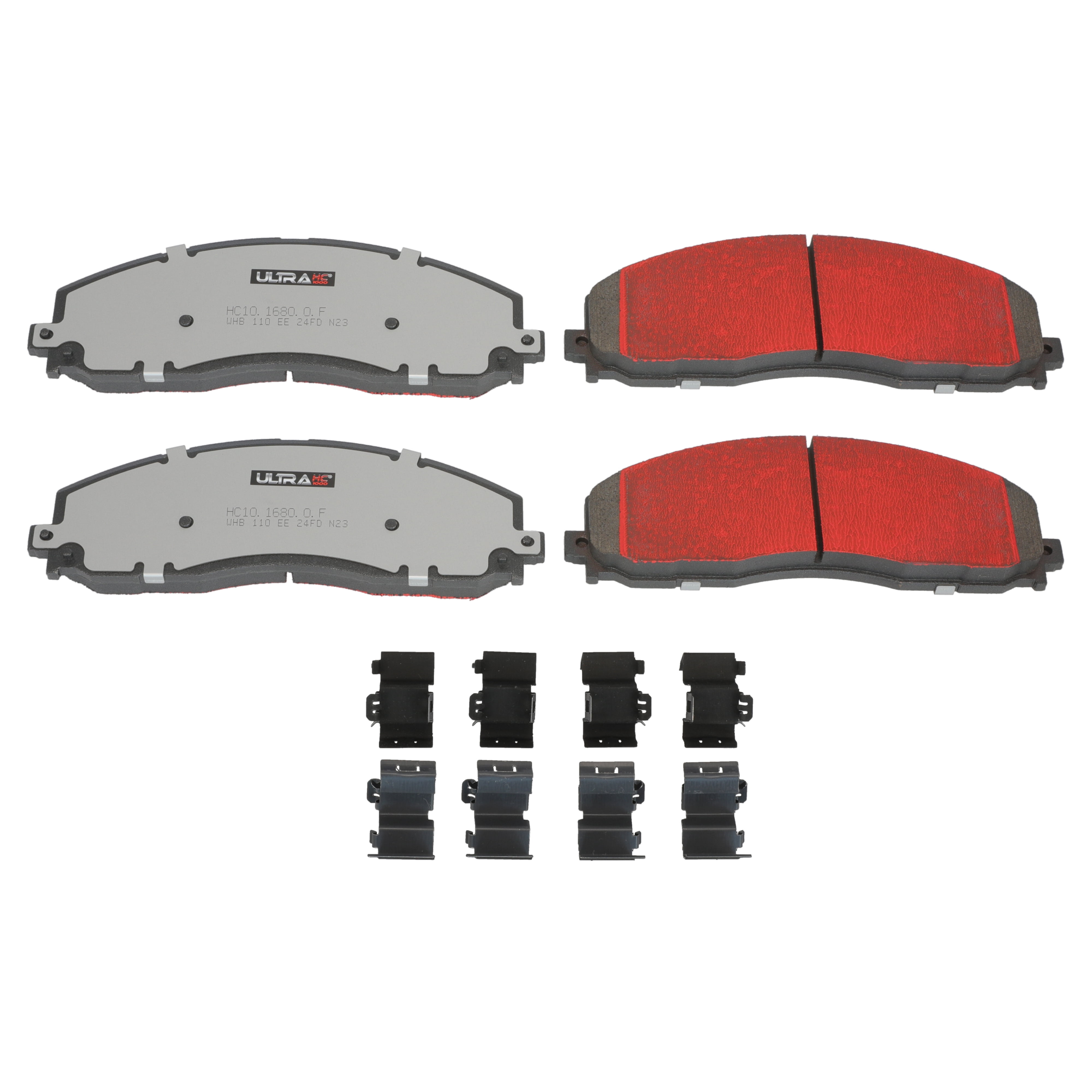 Ultra HC 1000 Brake Pad Set, Front HC10.1680.0.F, Ford F-250 Super Duty 2022-2013
