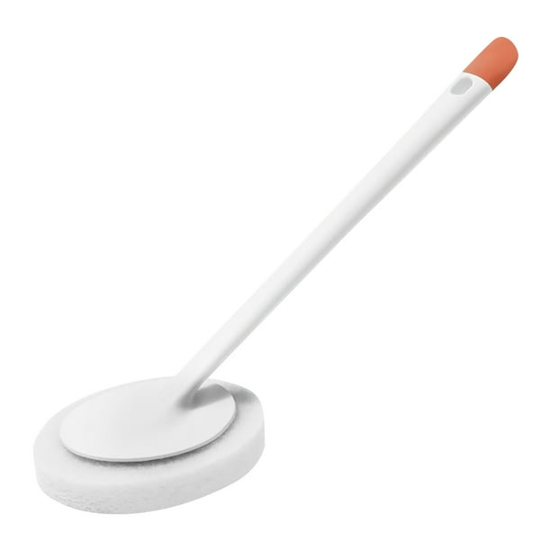Fiudx Cepillo de Limpieza de Mango Largo, Cerdas Suaves para Superficies Sin Rayones, Mango Ergonómico para Un Agarre Cómodo, Limpieza Multisuperficie, Uso En El Hogar y El Baño, Paquete de 1