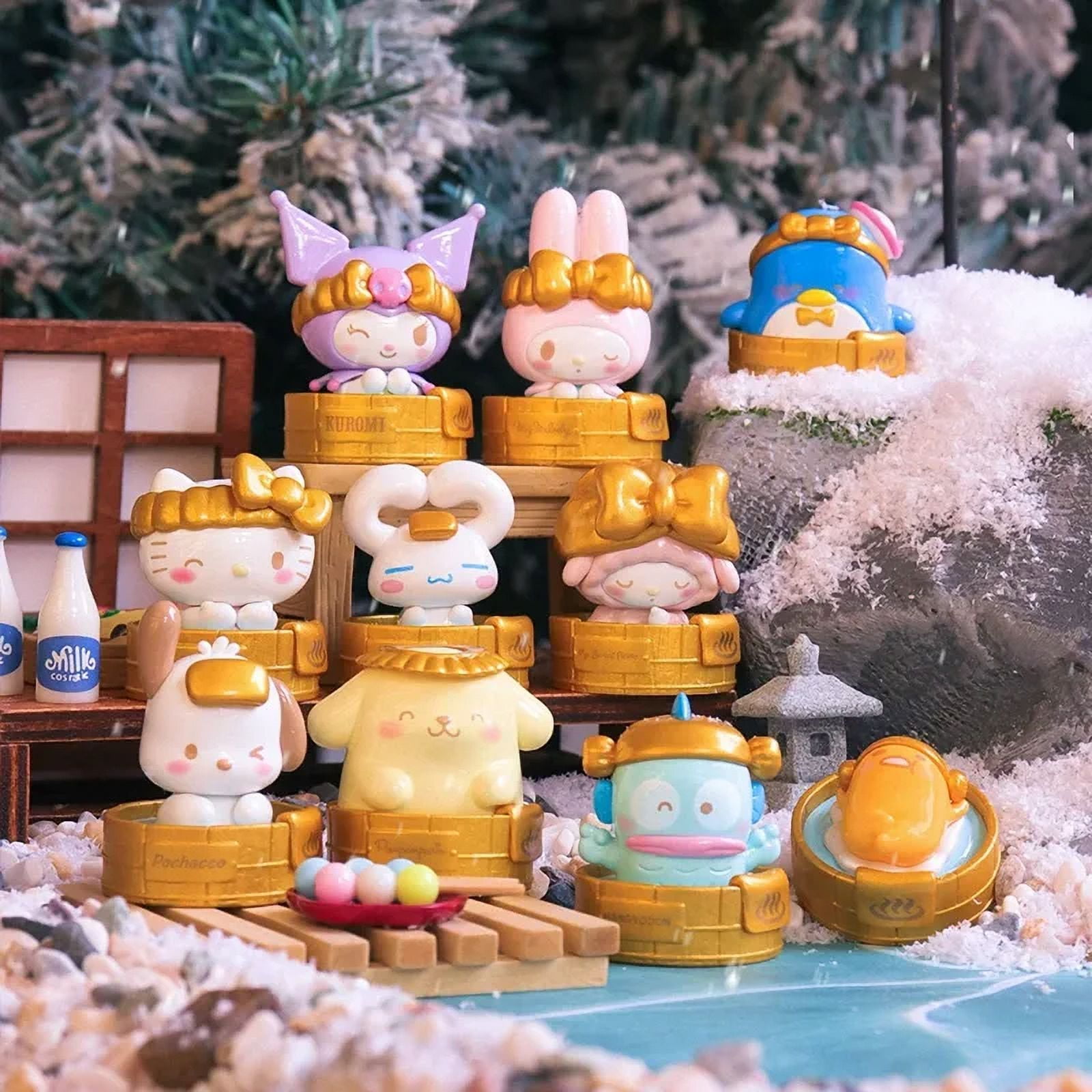 コミック・アニメ SANRIO Prize Figure Bulk Lot 16pcs Japan Sanrio Family Blind Box Cinnamoroll Kuromi Hello Kitty Pochacco