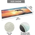 thumbnail image 3 of GZHJMY Dolphin Kitchen Mat Soft and Absorbent Bath Mats for Bathroom Non Slip Quick Dry Shaggy Bath Carpet Machine Wash for Kitchen Bathroom Shower Home Decor 39x20 in, 3 of 7