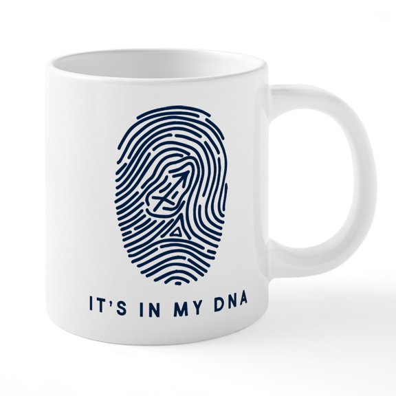 CafePress - Sagittarius It's In My DNA - 20 Oz White Ceramic Mega Mug