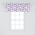 thumbnail image 2 of Ambesonne Floral Window Valance, Soft Pastel Tone Blended Watercolor Style of Randomly Aligned Gentle Flower Petals, Curtain Valance for Kitchen Bedroom Decor with Rod Pocket, 54" X 18", Multicolor, 2 of 3