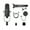 The high-end cantilever bracket allows for 180-degree free adjustment, catering to multi-directional use, variant on USB Condenser Microphone Computer Gaming EDC Voice Noise Reduction Mic Phone Recording Dubbing Live Streaming Microphone