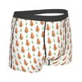 thumbnail image 4 of Uemuo Cute Carrot Print Pattern Men's Boxer Briefs,Trunk Anti-Chafing,Comfortable, Durable, and Stylish Underwear-Small, 4 of 9