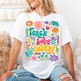 thumbnail image 2 of Teach Love Inspire Shirt, Boho Teacher Floral Shirt, Retro Teacher Shirt, Teacher Gift Shirt, Teacher Sublimation, Teacher Shirt, Back to School Shirt, 2 of 5