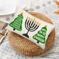 thumbnail image 4 of Happy New Year Kwanzaa Pillow Covers 12x20 Inch Green Christmas Tree Kinara Candlesticks Aztec Throw Waist Pillow Cases Winter Farmhouse Decoration Cushion Cover for Sofa Couch, 4 of 6