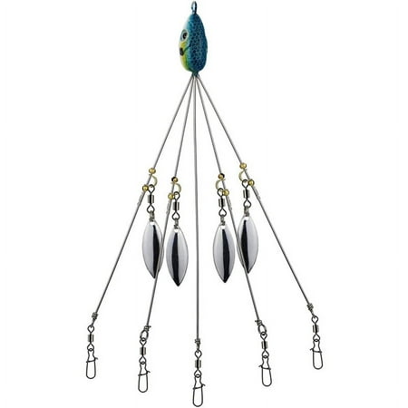Umbrella Rigs for Bass Stripers Fishing Freshwater Fishing Swimbait Lures Rig Kit Blue